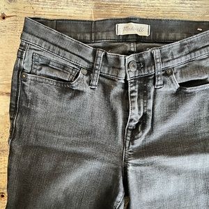 Madewell 8 inch skinny jeans, size 28 with distressing